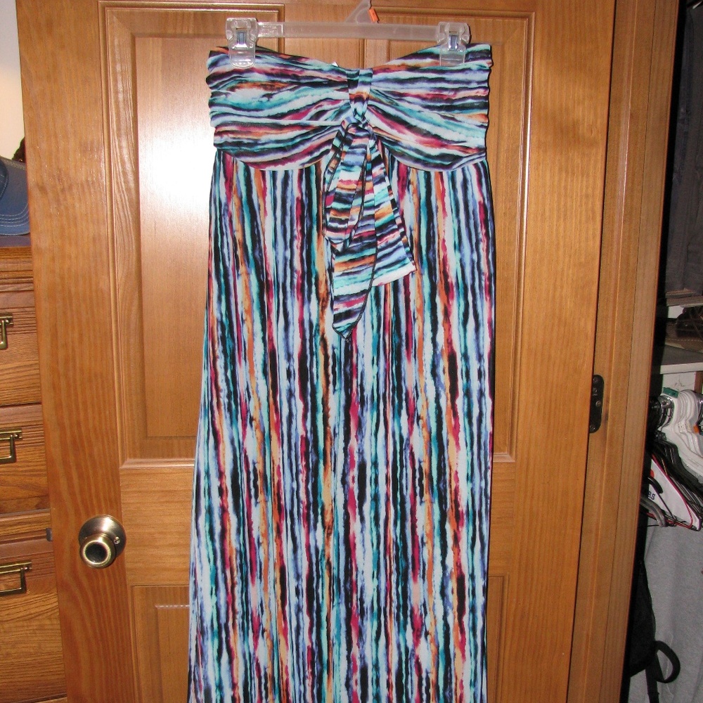 Strapless Maxi Summer Dress